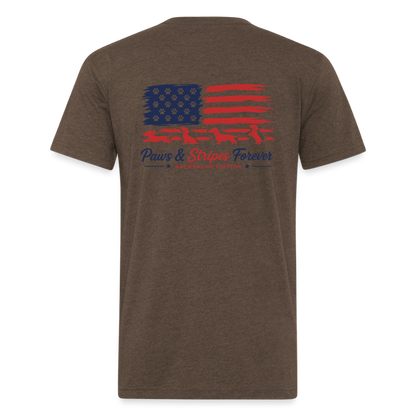 wiener Fitted Cotton/Poly T-Shirt by Next Level - heather espresso