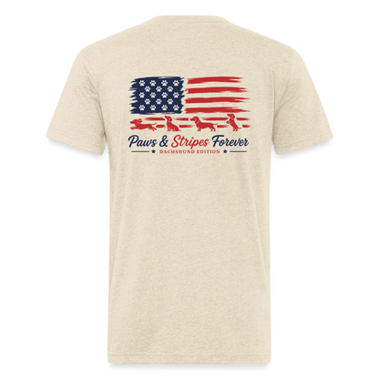wiener Fitted Cotton/Poly T-Shirt by Next Level - heather cream