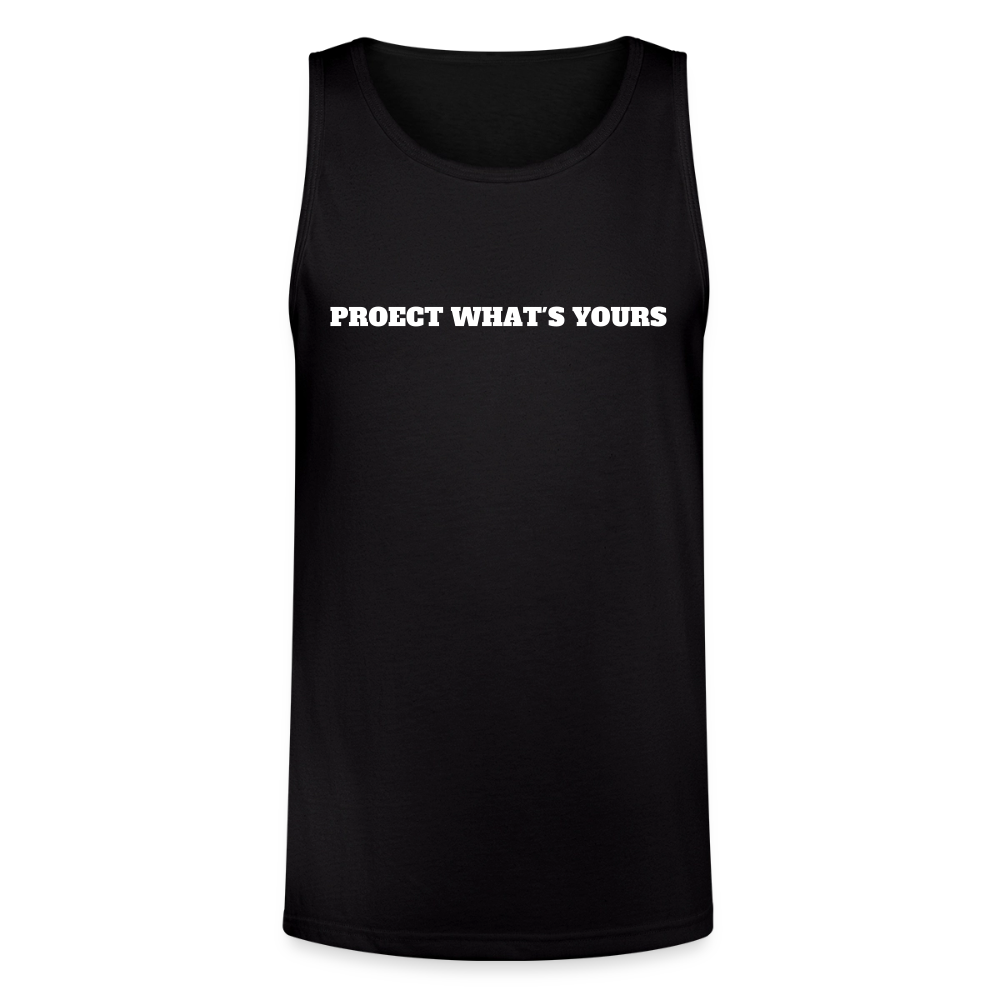 2A Threads Unisex Tri-Blend Organic Tank - black