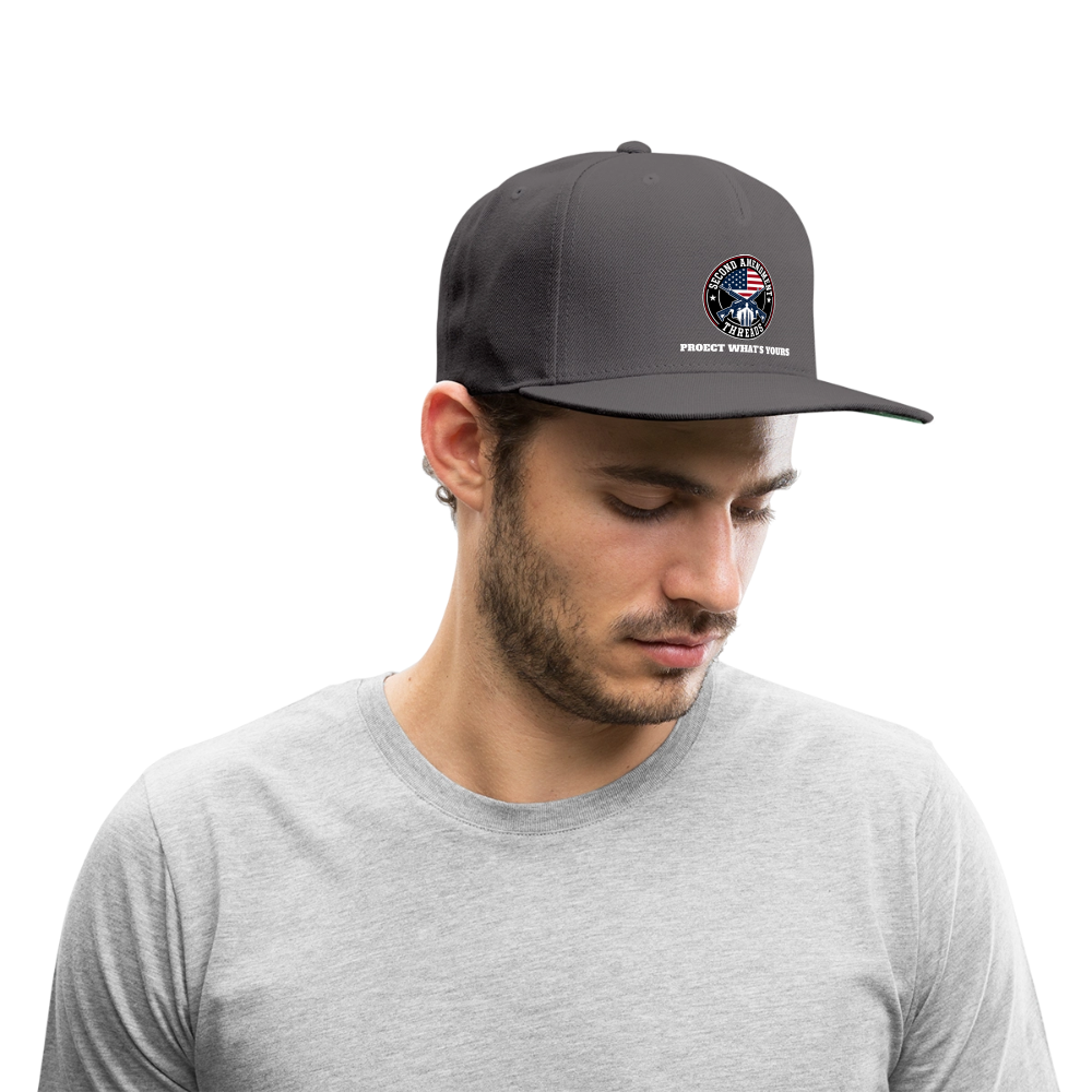 2A Threads Snapback Baseball Cap - dark grey