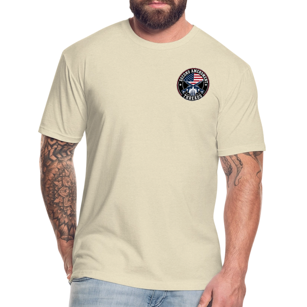 2A THREADS Fitted Cotton/Poly T-Shirt by Next Level - heather cream