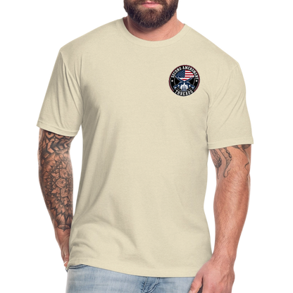 2A THREADS Fitted Cotton/Poly T-Shirt by Next Level - heather cream