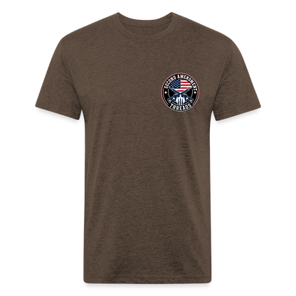 Glockoma Fitted Cotton/Poly T-Shirt by Next Level - heather espresso