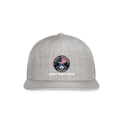 2A Threads Snapback Baseball Cap - heather gray