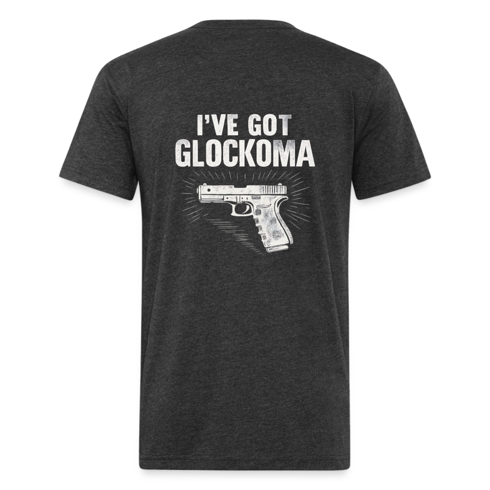 Glockoma Fitted Cotton/Poly T-Shirt by Next Level - heather black