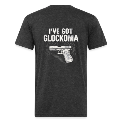 Glockoma Fitted Cotton/Poly T-Shirt by Next Level - heather black