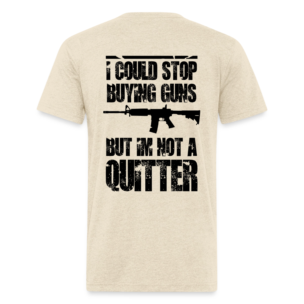 Fitted Cotton/Poly T-Shirt by Next Level quitter - heather cream