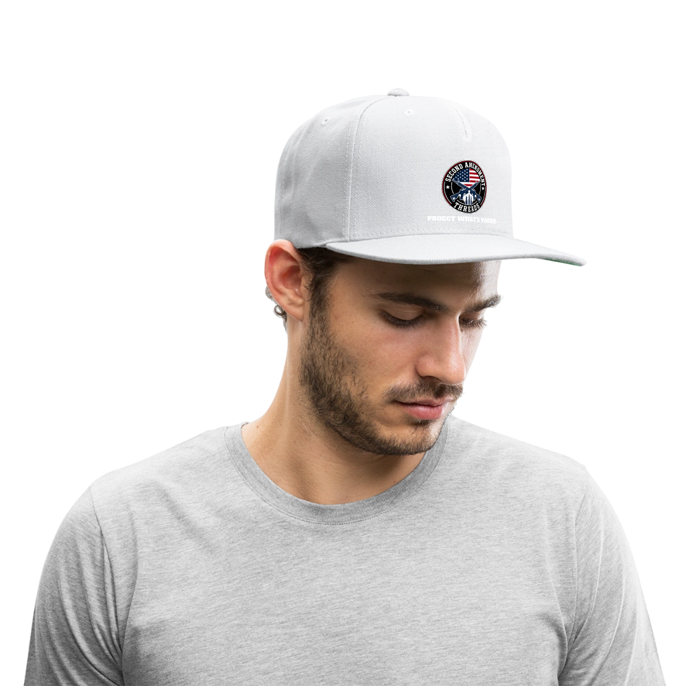 2A Threads Snapback Baseball Cap - white