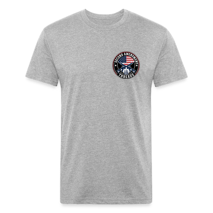 Fitted Cotton/Poly T-Shirt by Next Level quitter - heather gray