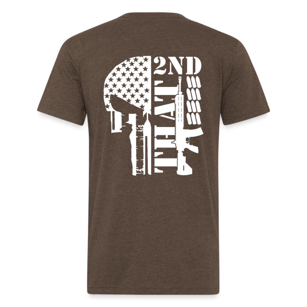 2A that Fitted Cotton/Poly T-Shirt by Next Level - heather espresso