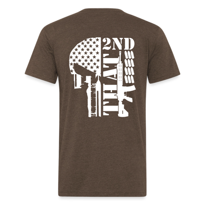 2A that Fitted Cotton/Poly T-Shirt by Next Level - heather espresso