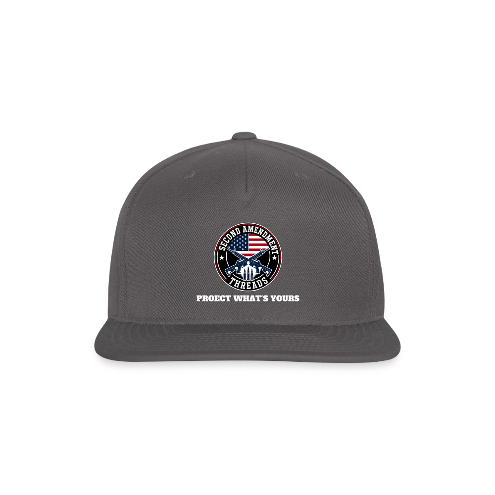 2A Threads Snapback Baseball Cap - dark grey