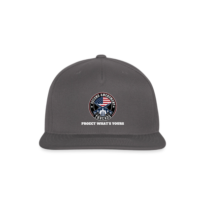 2A Threads Snapback Baseball Cap - dark grey