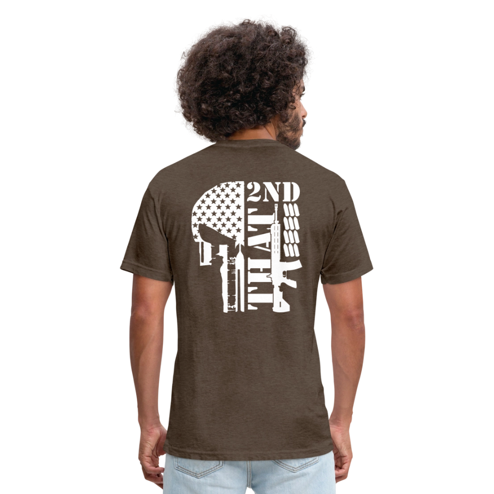 2ND That Fitted Cotton/Poly T-Shirt by Next Level - heather espresso