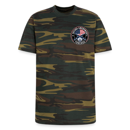 Take A Knee Unisex Camo Tee - green camo