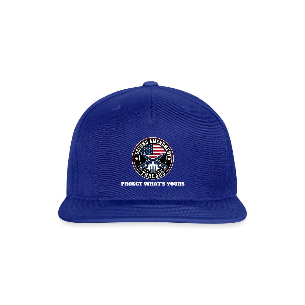 2A Threads Snapback Baseball Cap - royal blue