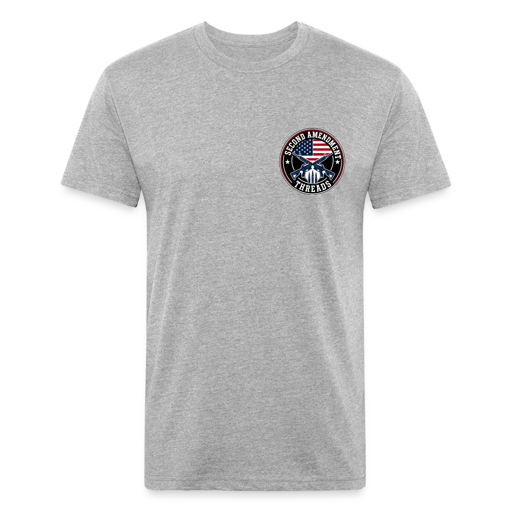 Fitted Cotton/Poly T-Shirt by Next LevelA2-3 - heather gray