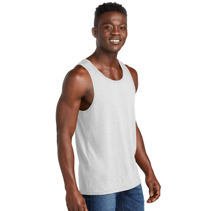 2A Threads Unisex Tri-Blend Organic Tank - white