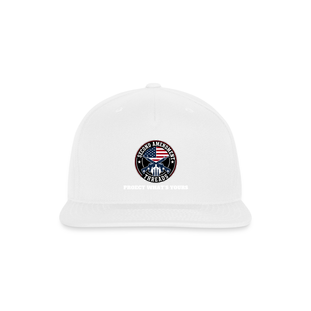 2A Threads Snapback Baseball Cap - white