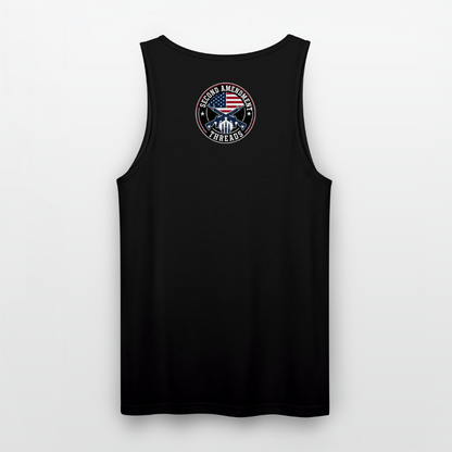 2A Threads Unisex Tri-Blend Organic Tank - black