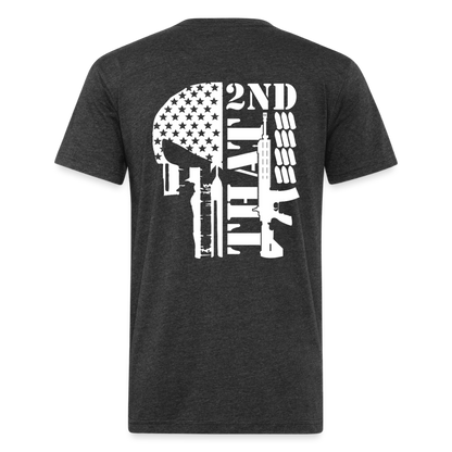 2A that Fitted Cotton/Poly T-Shirt by Next Level - heather black