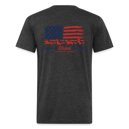 wiener Fitted Cotton/Poly T-Shirt by Next Level - heather black